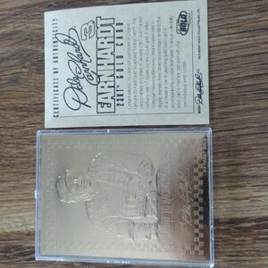 Dale Earnhardt 23kt Gold Collectible card